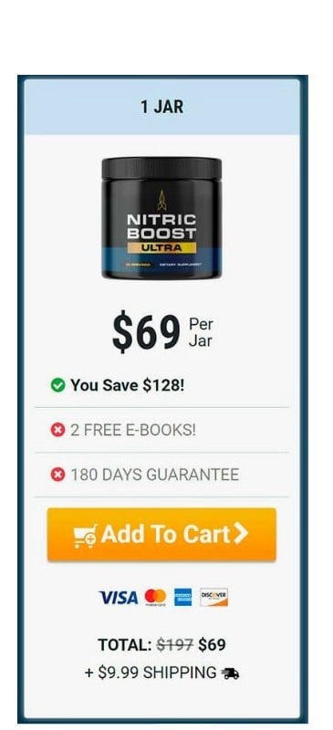 nitric boost 1 jar